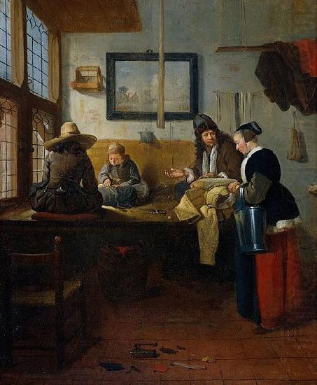 The Tailor's Workshop, Quirijn van Brekelenkam